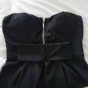 Forever 21 Strapless Dressy Black Top